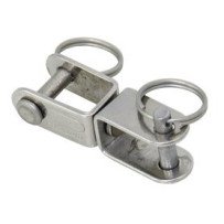 ALLEN Wirbelschäkel Gabel-Gabel mit Steckbolzen A4 5x49mm SB-Pack