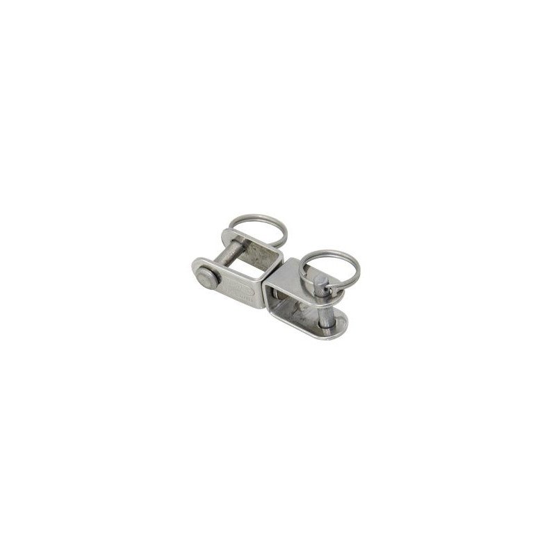 ALLEN Wirbelschäkel Gabel-Gabel mit Steckbolzen A4 5x49mm SB-Pack