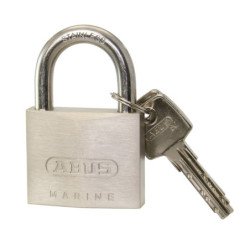 ABUS Vorhängeschloss 75IB/50 MsNi/Edelstahl 50mm