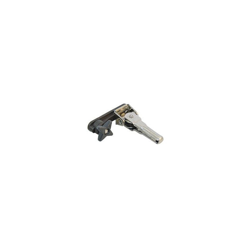 ALLEN Lümmelbeschlag mit Rutscher A4/Alu Profil 16x4mm