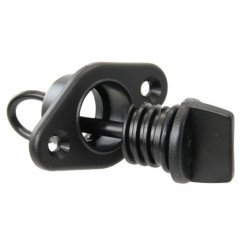ALLEN Lenzstopfen mit abnehmb. Schraubverschl. Nylon iD:17mm schwarz 10St.