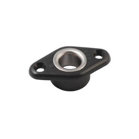ALLEN Decksdurchführung mit Flansch Nylon/A4 Auge 11mm schwarz 2St. SB-Pack