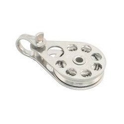 ALLEN Einfachblock kugell. 38mm, Drahtseil 2-6mm, Schäkel