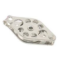 ALLEN Einfachblock kugell. 38mm, Drahtseil 2-6mm, Auge, U-Bügel