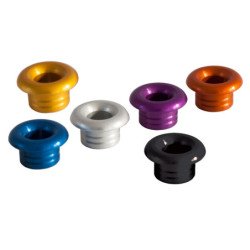 ALLEN Decksdurchführung, rund Alu Auge 8mm lila