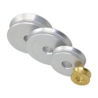 ALLEN Rolle gleitl. Messing 16x6mm, Bohrung 6,3mm