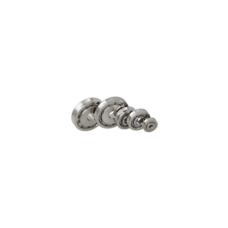 ALLEN Rolle kugell. Edelstahl 25x8mm, Bohrung 8,2mm