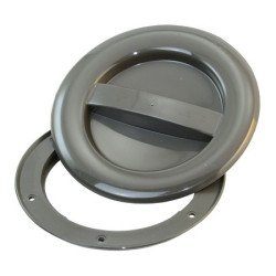 ALLEN Inspektionsdeckel mit Bajonettverschl. PP 144mm anthrazit SB-Pack