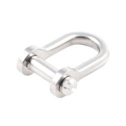 ALLEN Flachschäkel gerundet mit Schlitzschr. A4 Pin 4mm