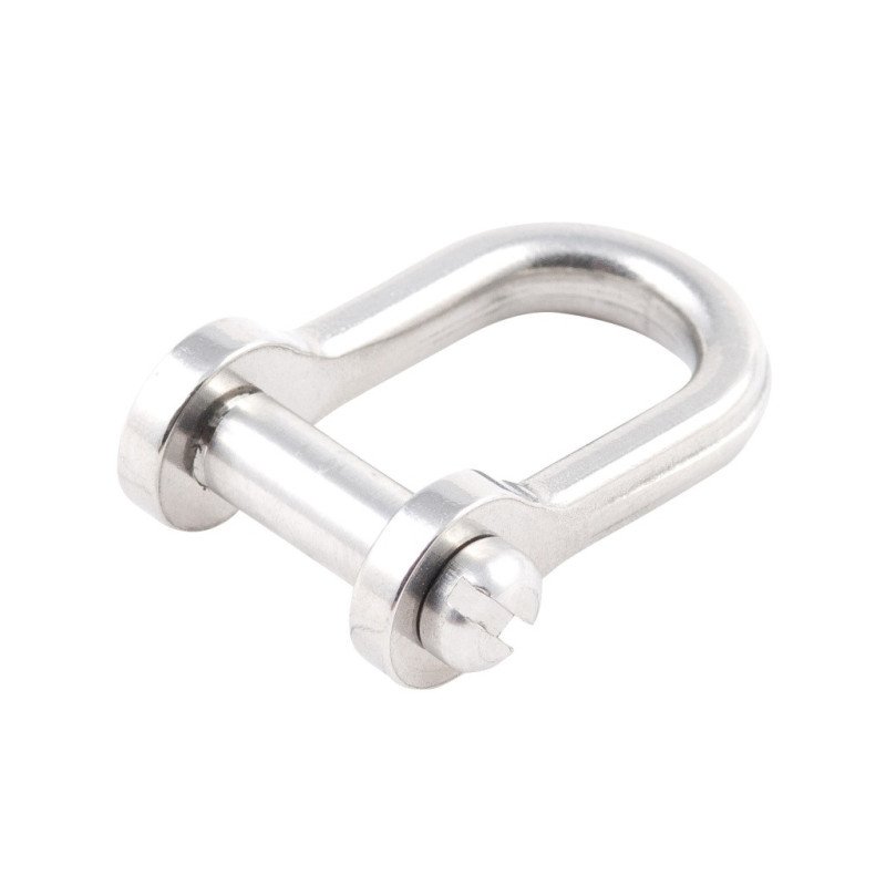 ALLEN Flachschäkel gerundet mit Schlitzschr. A4 Pin 4mm