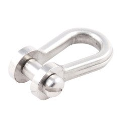 ALLEN Flachschäkel gerundet mit Schlitzschr. A4 Pin 5mm, schmal