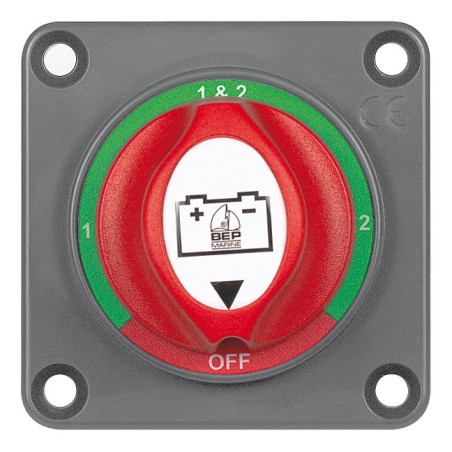 BEP Batteriewahlschalter 701S 12/24V 200A 3-polig Einbau