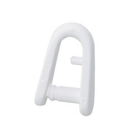 ALLEN Mastrutscher-Schäkel zum Clipsen Nylon 36mm weiß 2St. SB-Pack