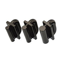 ALLEN Mastrutscher mit Rundprofil Komposit 11,5mm schwarz 10St.