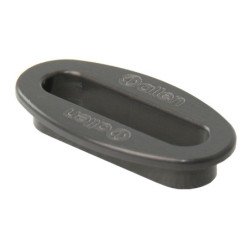 ALLEN Decksdurchführung, oval Alu Auge 34x8mm schwarz