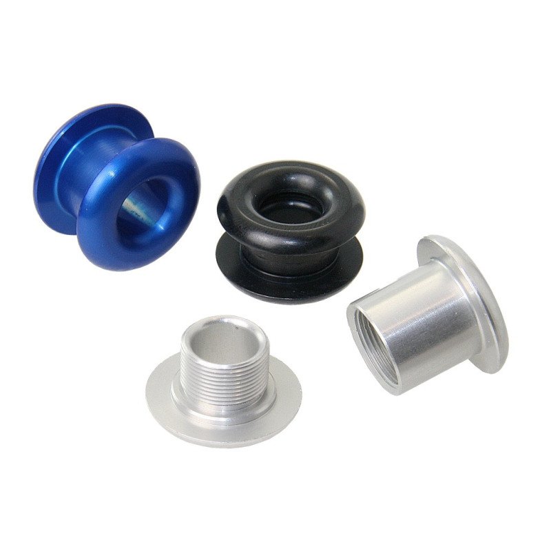 ALLEN Decksdurchführung mit Gewinde Alu Auge 8mm, Klemmung 9-14mm blau