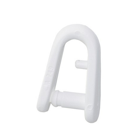 ALLEN Mastrutscher-Schäkel zum Clipsen Nylon 39mm weiß 10St.