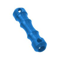 ALLEN Seilknochen Alu 6mm, für Seil 2-4mm, blau