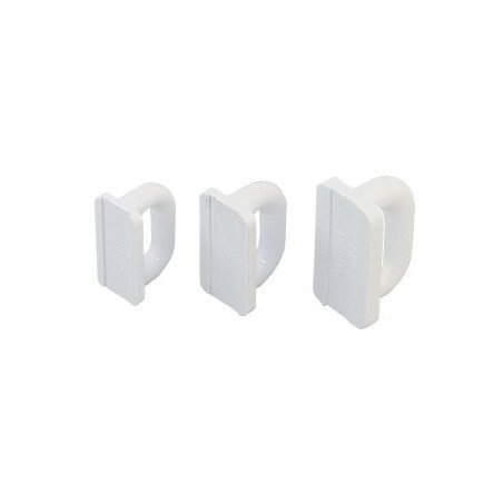 ALLEN Mastrutscher, flach Nylon 22mm weiß 2St. SB-Pack