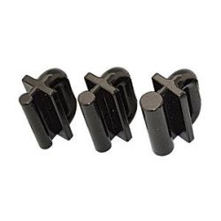ALLEN Mastrutscher mit Rundprofil Komposit 9mm schwarz 10St.