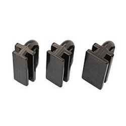 ALLEN Mastrutscher mit H-Profil Komposit 22mm schwarz 10St.