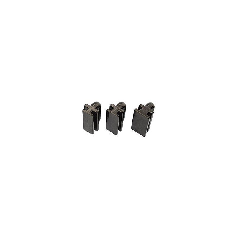 ALLEN Mastrutscher mit H-Profil Komposit 22mm schwarz 10St.