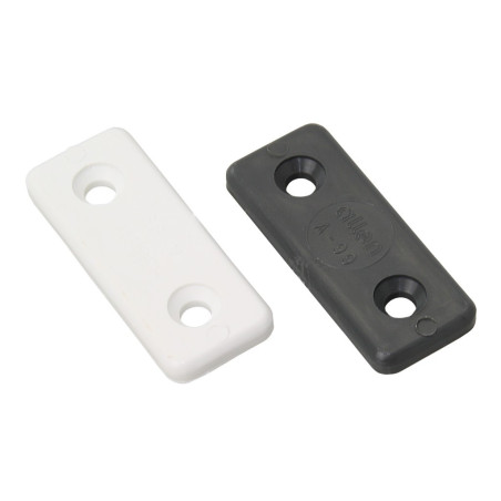 ALLEN Fußgurtplatte Nylon 47mm grau 10St.