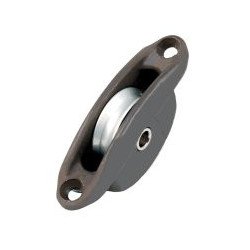 ALLEN Rollenkasten gleitl. Nylon 25mm, Seil 6mm, Alurolle