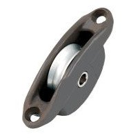 ALLEN Rollenkasten gleitl. Nylon 25mm, Seil 6mm, Alurolle