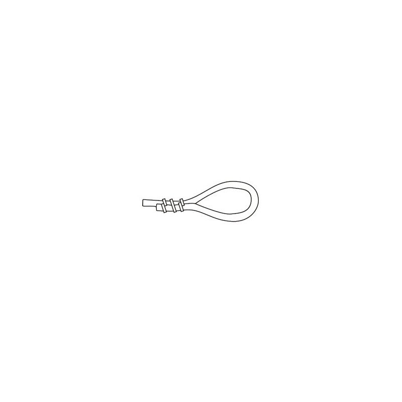 Krampe Edelstahl für Seil 4mm 100St.