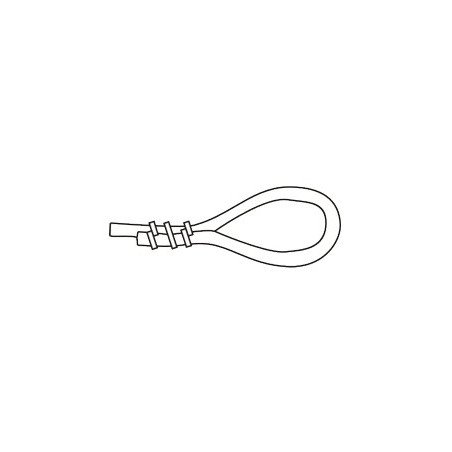 Krampe Edelstahl für Seil 4mm 100St.