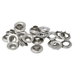 STIMPSON Schlagwerkzeug-Set für Edelstahl-Zackenöse Gr.0, Auge 8mm