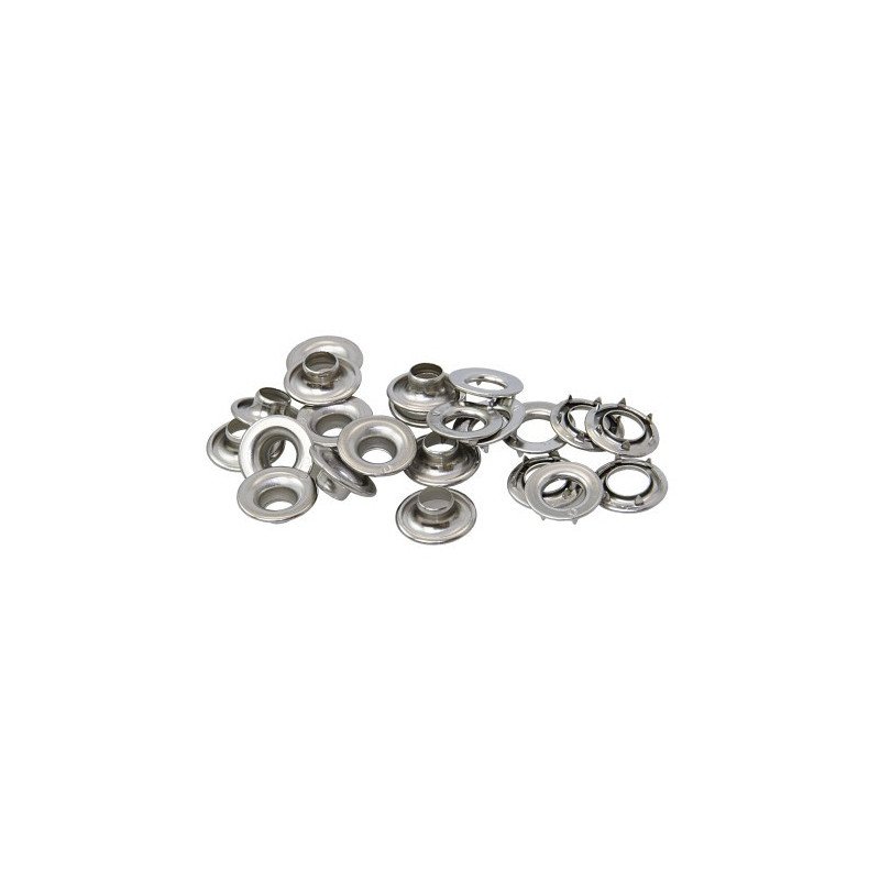 STIMPSON Schlagwerkzeug-Set für Edelstahl-Zackenöse Gr.0, Auge 8mm