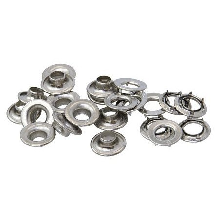 STIMPSON Schlagwerkzeug-Set für Edelstahl-Zackenöse Gr.0, Auge 8mm