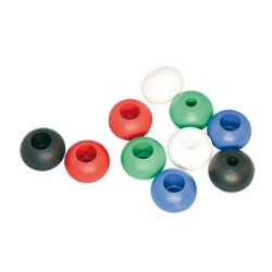 Griffkugel 18x4mm SCHWARZ 100-Stück-Pack