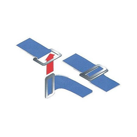 Gurtband-Gleiter A4 für Gurt 25mm