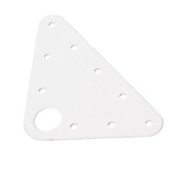 Kopfbrett Nylon 98x113mm weiß