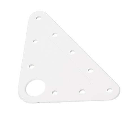 Kopfbrett Nylon 98x113mm weiß