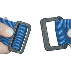 Gurtband-Gleiter Nylon für Gurt 40mm schwarz