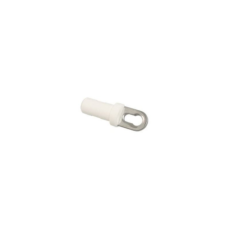 Rohrendstopfen mit Schlüsselloch A4/Nylon für Rohr 25x2,0mm