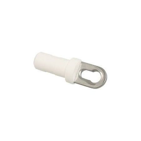 Rohrendstopfen mit Schlüsselloch A4/Nylon für Rohr 25x2,0mm