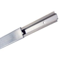Sleek Track Verdeckschiene mit Abdeckung A4 25mm 1,8m