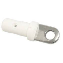 Rohrendstopfen A4/Nylon für Rohr 19x1,2mm, Auge 5mm