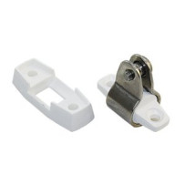 Verdeckgelenk A4/Nylon Schraube 8mm zöllig, weiß