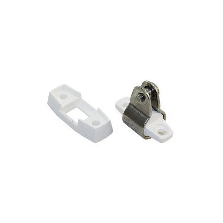 Verdeckgelenk A4/Nylon Schraube 8mm zöllig, weiß