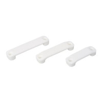 Gurtbrücke Nylon 61mm, für Gurt 40mm weiß 100St.