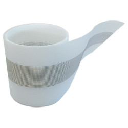 Vorliekstreifen mit PTFE 125mm 340g/qm weiß 100m
