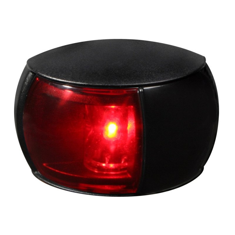 HELLA Positionsleuchte NaviLED Compact Backbord rot 0,12m schwarz