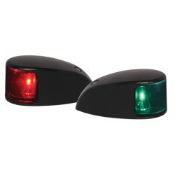 HELLA Positionsleuchte NaviLED Deck Mount Backb/Steuerb, 0,5m schwarz Paar