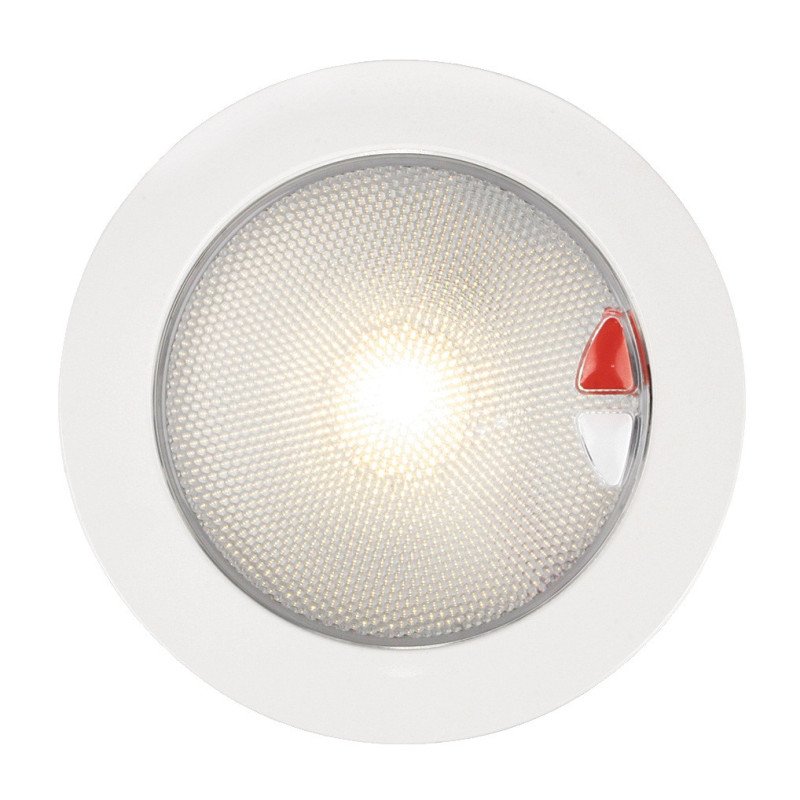 HELLA Deckenleuchte EuroLED150 Touch Kunststoff 12/24V warmweiß/rot